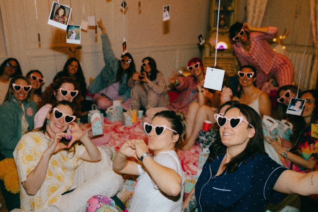 Photo de la soirée pyjama party.