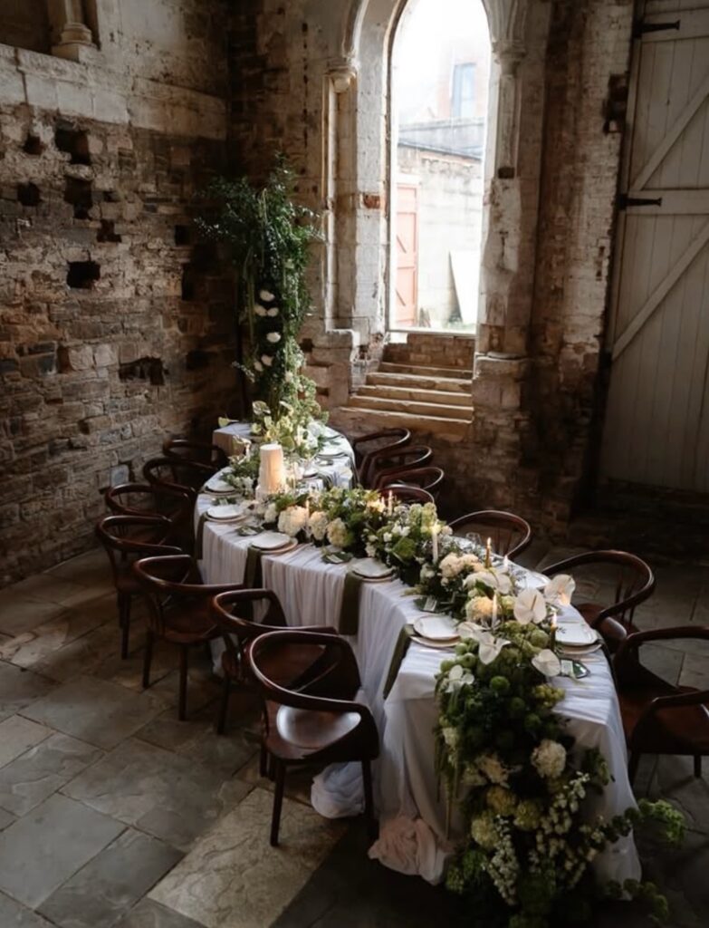 Photo d'une inspiration déco pour un mariage. 